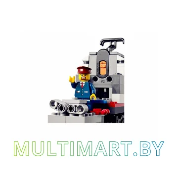 Конструктор Lepin 02010 Скоростной пассажирский поезд (610 деталей) картинка 6